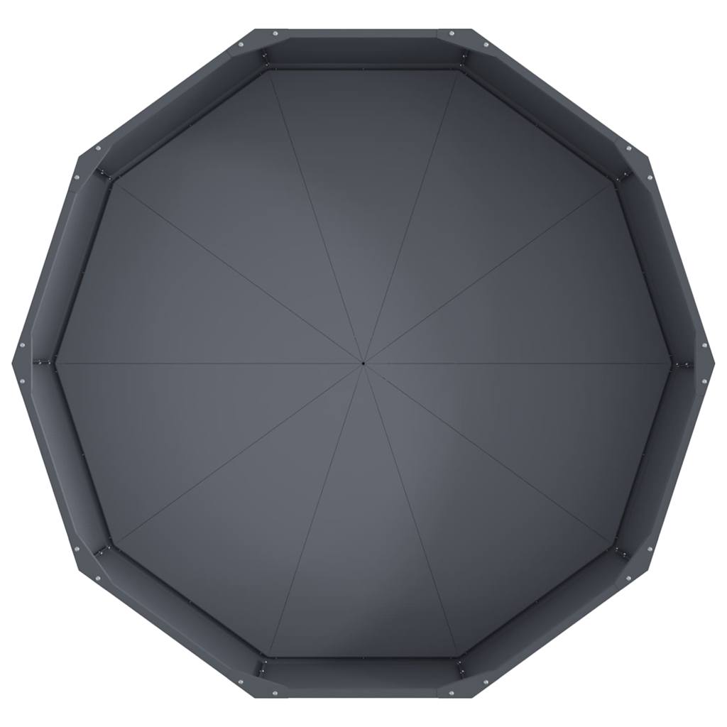 Plantenbak Antraciet 120 x 120 x 35 cm Staal is nu te koop bij PeponiXL, paradijselijk wonen!