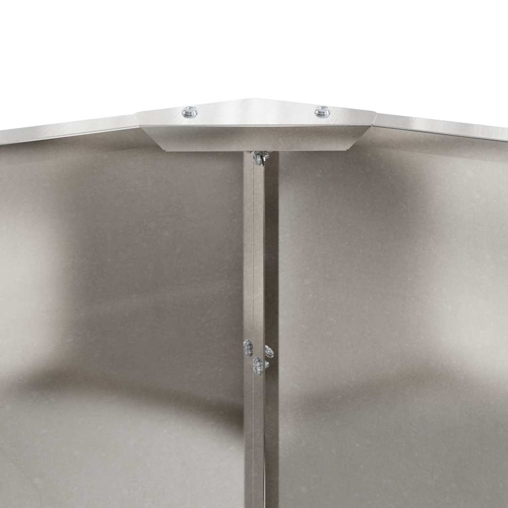 Plantenbak Zilver 120 x 120 x 35 cm Roestvrij staal is nu te koop bij PeponiXL, paradijselijk wonen!