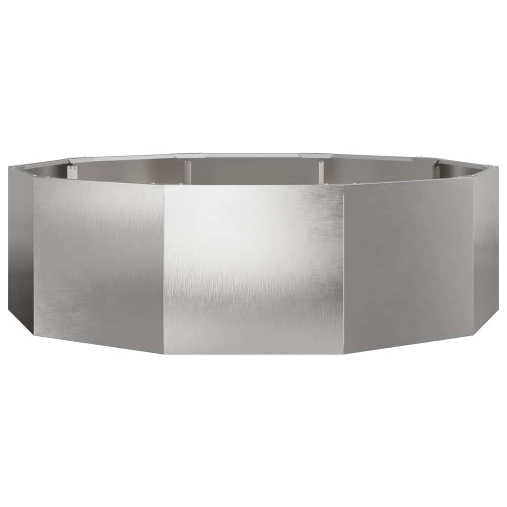 Plantenbak Zilver 120 x 120 x 35 cm Roestvrij staal is nu te koop bij PeponiXL, paradijselijk wonen!