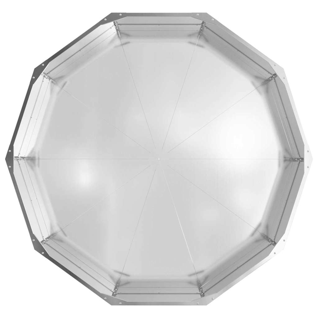 Plantenbak Zilver 120 x 120 x 35 cm Gegalvaniseerd staal is nu te koop bij PeponiXL, paradijselijk wonen!
