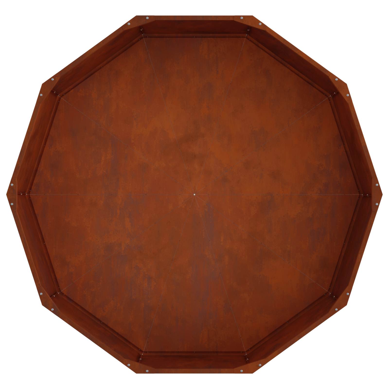 Plantenbak Roestig 120 x 120 x 35 cm Cortenstaal is nu te koop bij PeponiXL, paradijselijk wonen!