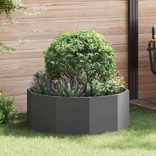 Plantenbak Zwart 90 x 90 x 35 cm Staal is nu te koop bij PeponiXL, paradijselijk wonen!