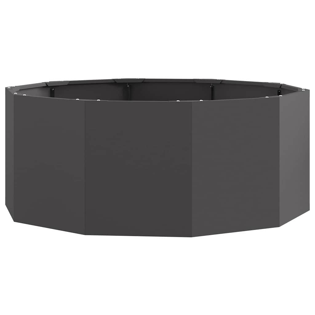 Plantenbak Zwart 90 x 90 x 35 cm Staal is nu te koop bij PeponiXL, paradijselijk wonen!
