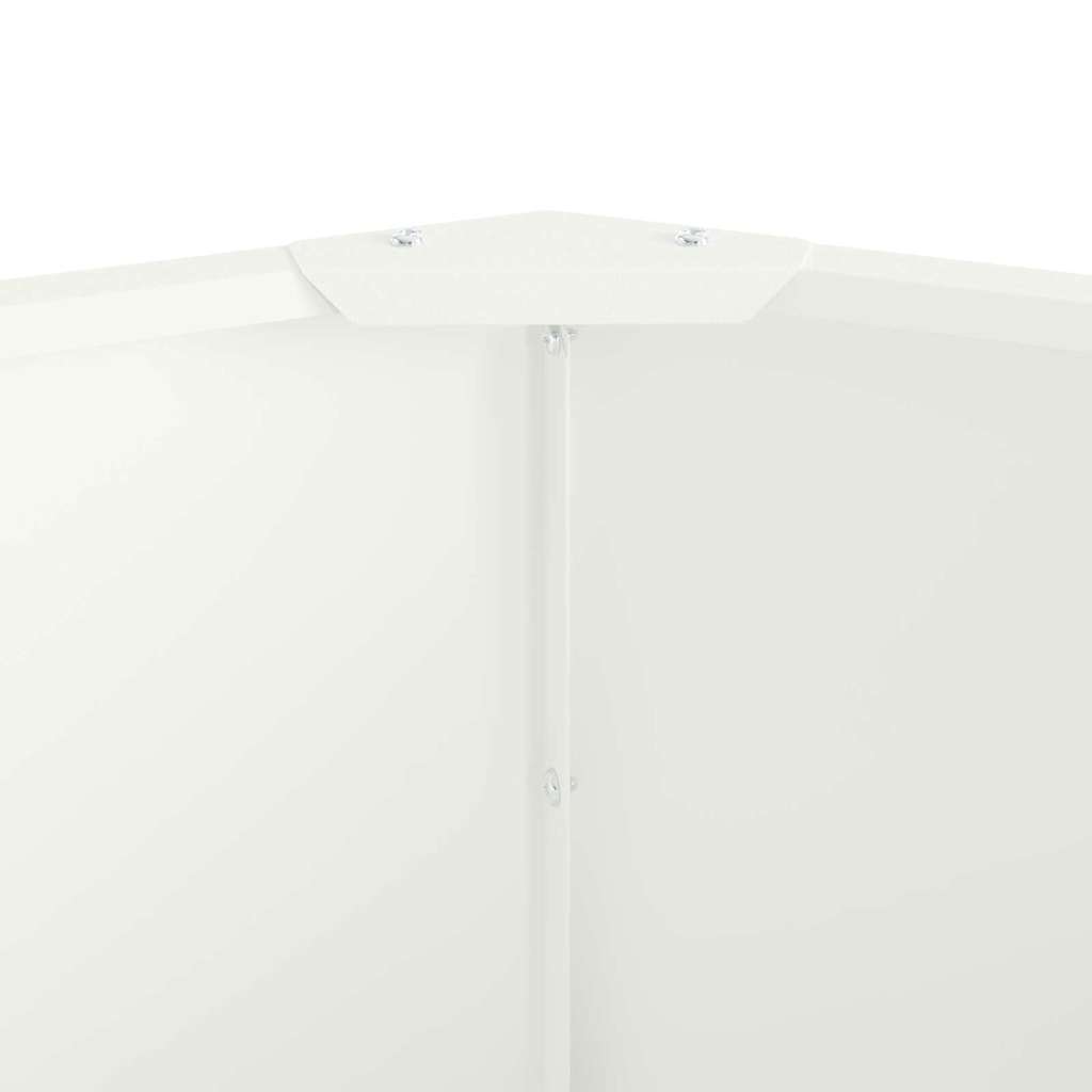 Plantenbak Wit 90 x 90 x 35 cm Staal is nu te koop bij PeponiXL, paradijselijk wonen!