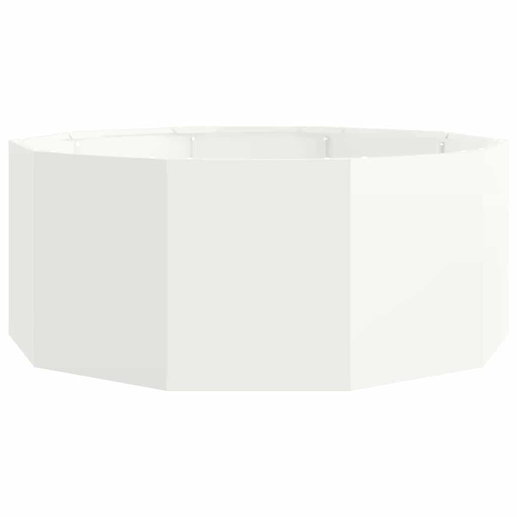 Plantenbak Wit 90 x 90 x 35 cm Staal is nu te koop bij PeponiXL, paradijselijk wonen!