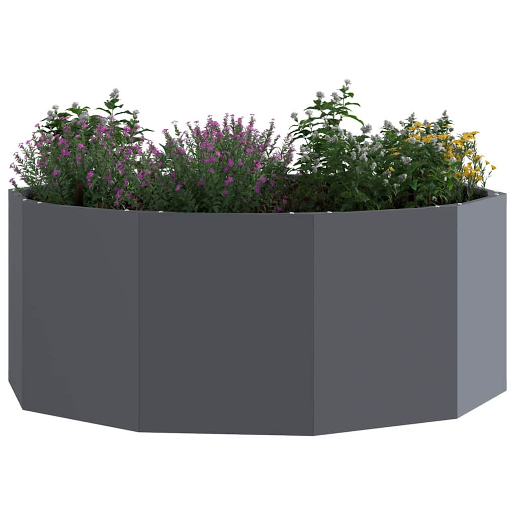 Plantenbak Antraciet 90 x 90 x 35 cm Staal is nu te koop bij PeponiXL, paradijselijk wonen!