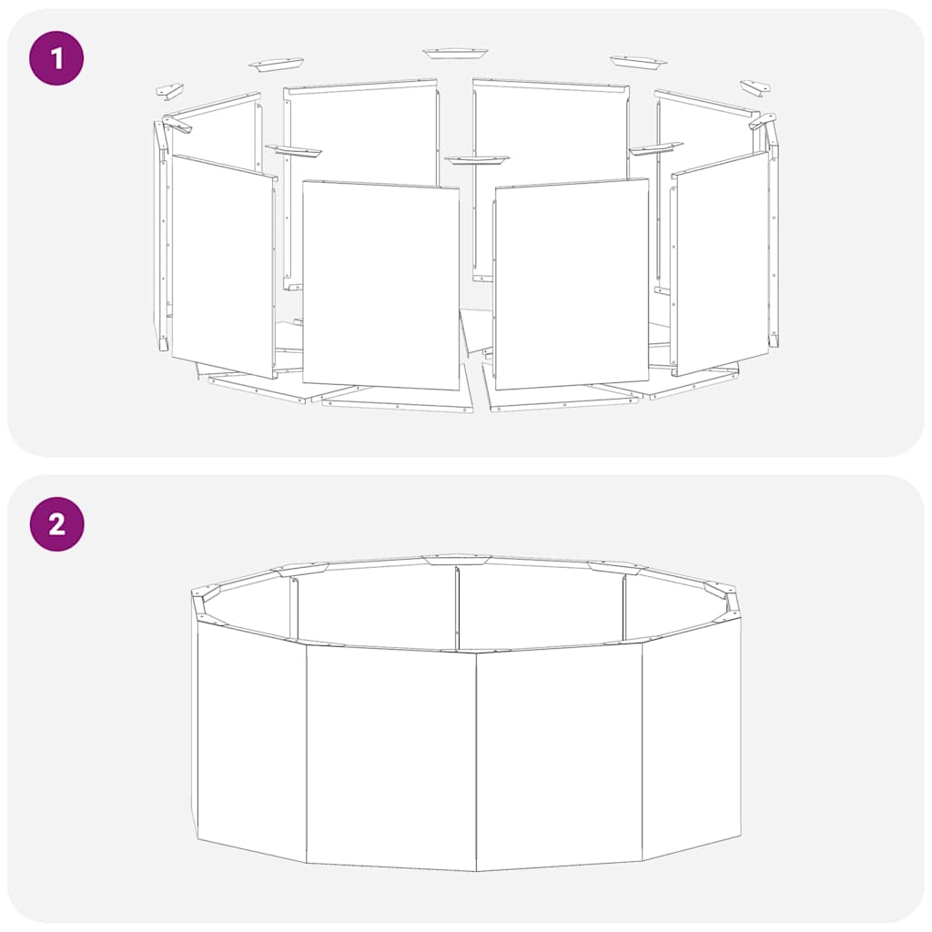 Plantenbak Zilver 90 x 90 x 35 cm Roestvrij staal is nu te koop bij PeponiXL, paradijselijk wonen!