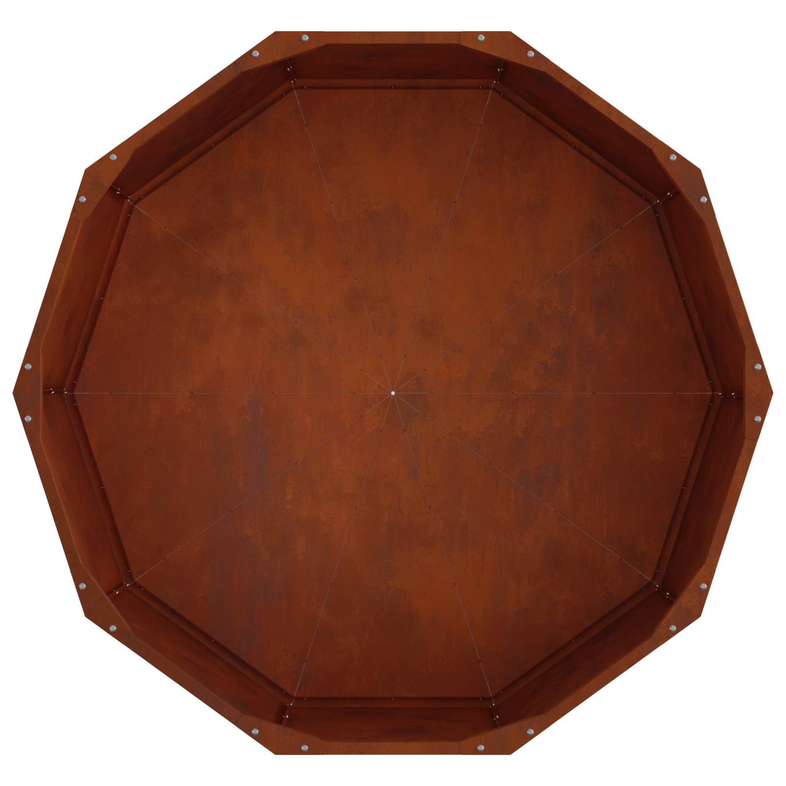 Plantenbak Roestig 90 x 90 x 35 cm Cortenstaal is nu te koop bij PeponiXL, paradijselijk wonen!