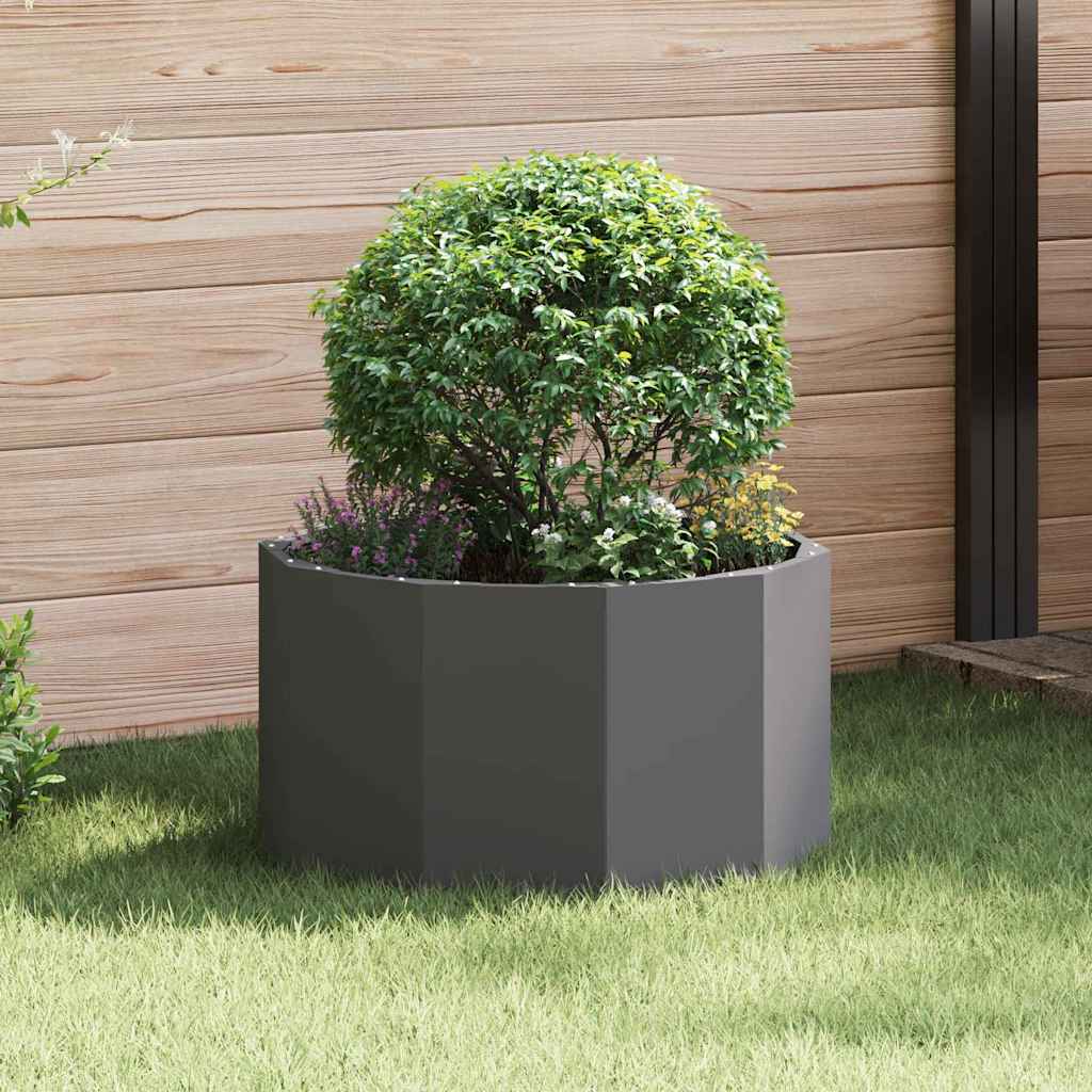 Plantenbak Zwart 60 x 60 x 35 cm Staal is nu te koop bij PeponiXL, paradijselijk wonen!
