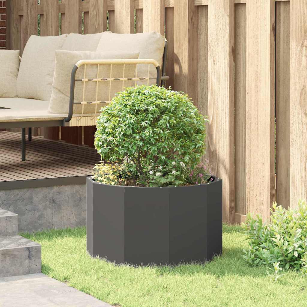 Plantenbak Zwart 60 x 60 x 35 cm Staal is nu te koop bij PeponiXL, paradijselijk wonen!