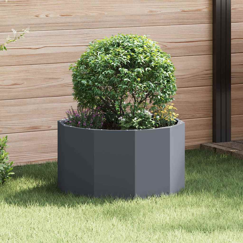 Plantenbak Antraciet 60 x 60 x 35 cm Staal is nu te koop bij PeponiXL, paradijselijk wonen!