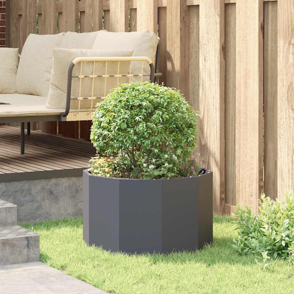 Plantenbak Antraciet 60 x 60 x 35 cm Staal is nu te koop bij PeponiXL, paradijselijk wonen!