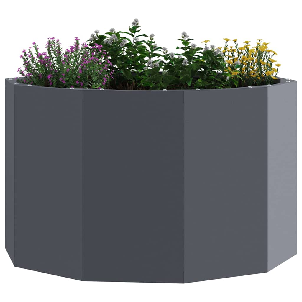 Plantenbak Antraciet 60 x 60 x 35 cm Staal is nu te koop bij PeponiXL, paradijselijk wonen!