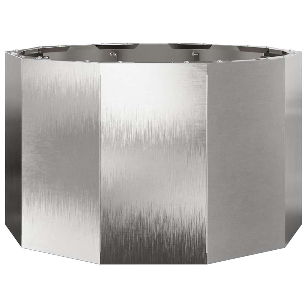 Plantenbak Zilver 60 x 60 x 35 cm Roestvrij staal is nu te koop bij PeponiXL, paradijselijk wonen!