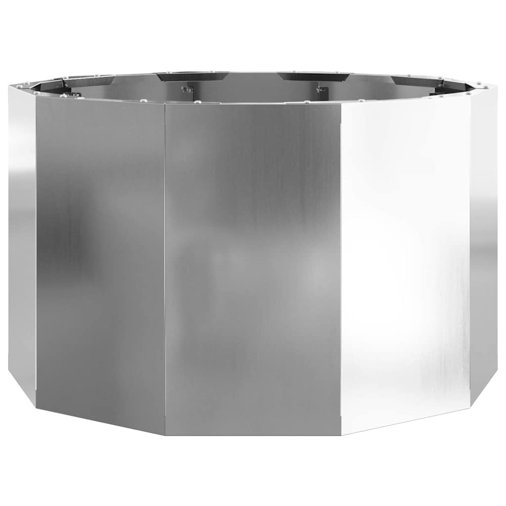 Plantenbak Zilver 60 x 60 x 35 cm Gegalvaniseerd staal is nu te koop bij PeponiXL, paradijselijk wonen!