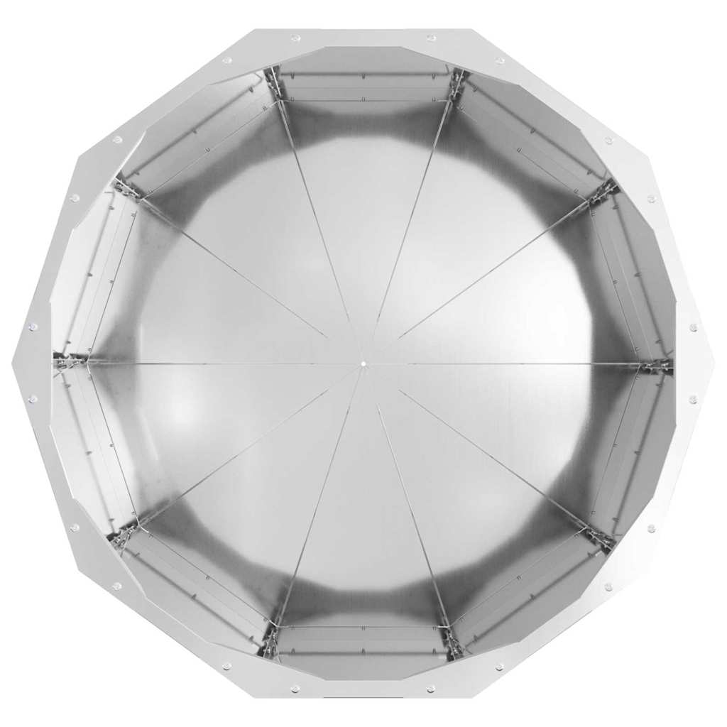 Plantenbak Zilver 60 x 60 x 35 cm Gegalvaniseerd staal is nu te koop bij PeponiXL, paradijselijk wonen!