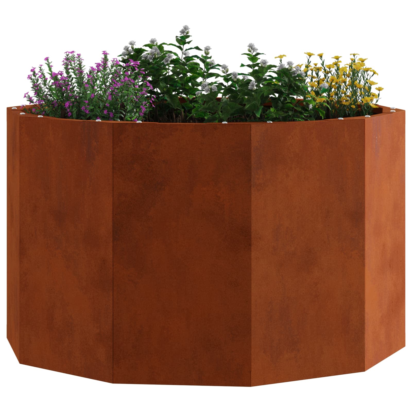Plantenbak Roestig 60 x 60 x 35 cm Cortenstaal is nu te koop bij PeponiXL, paradijselijk wonen!