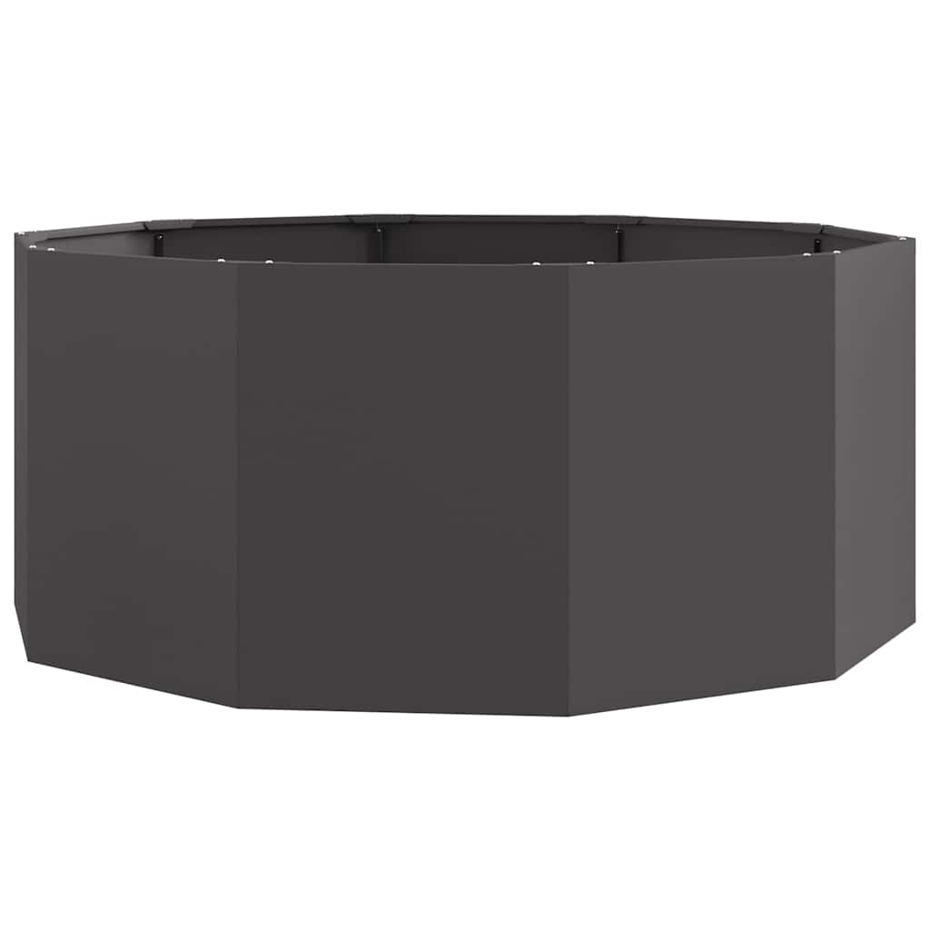 Plantenbak Zwart 120 x 120 x 50 cm Staal is nu te koop bij PeponiXL, paradijselijk wonen!