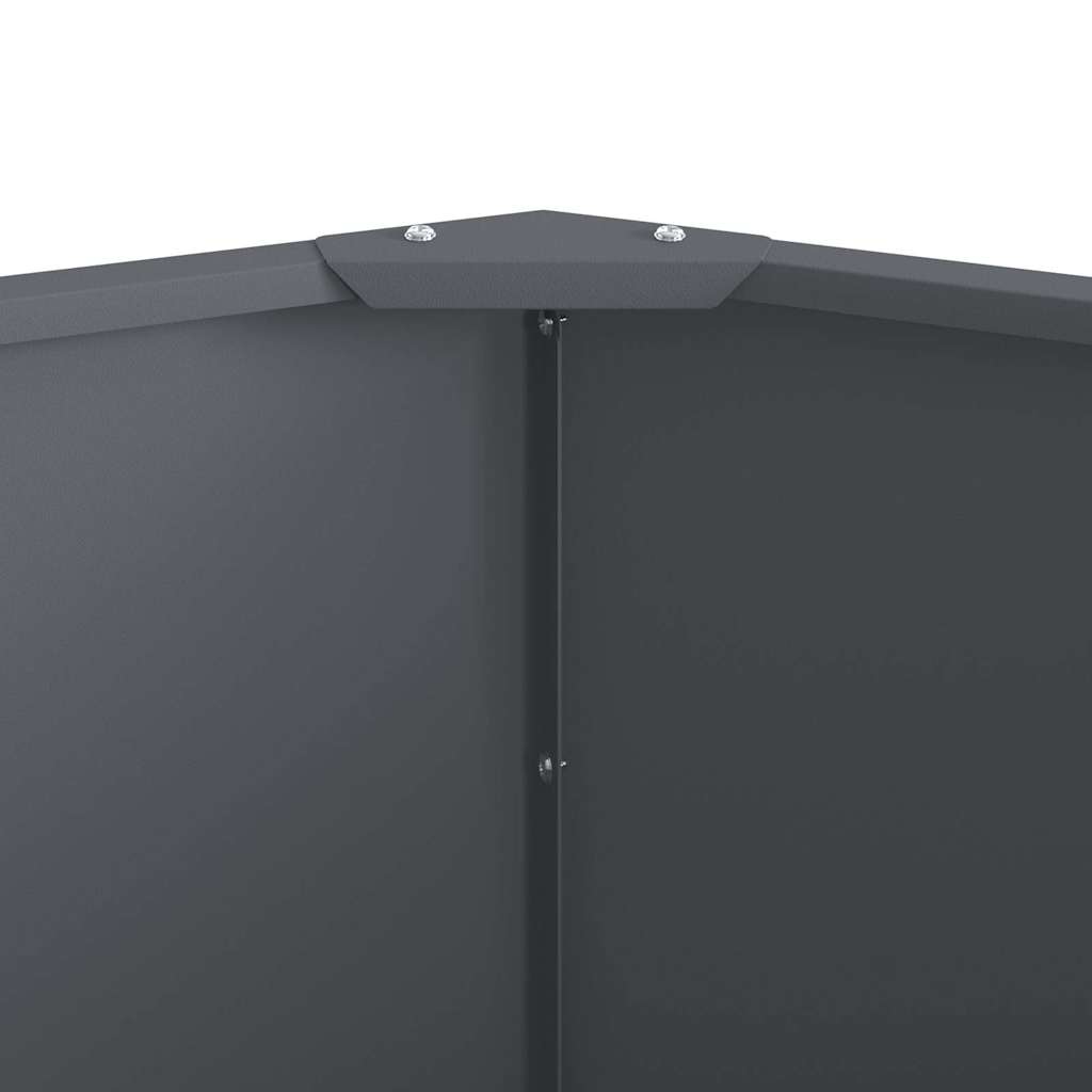 Plantenbak Antraciet 120 x 120 x 50 cm Staal is nu te koop bij PeponiXL, paradijselijk wonen!