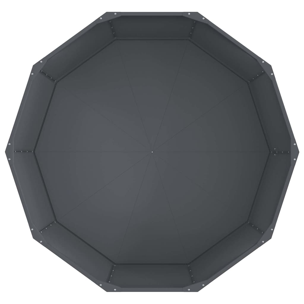 Plantenbak Antraciet 120 x 120 x 50 cm Staal is nu te koop bij PeponiXL, paradijselijk wonen!