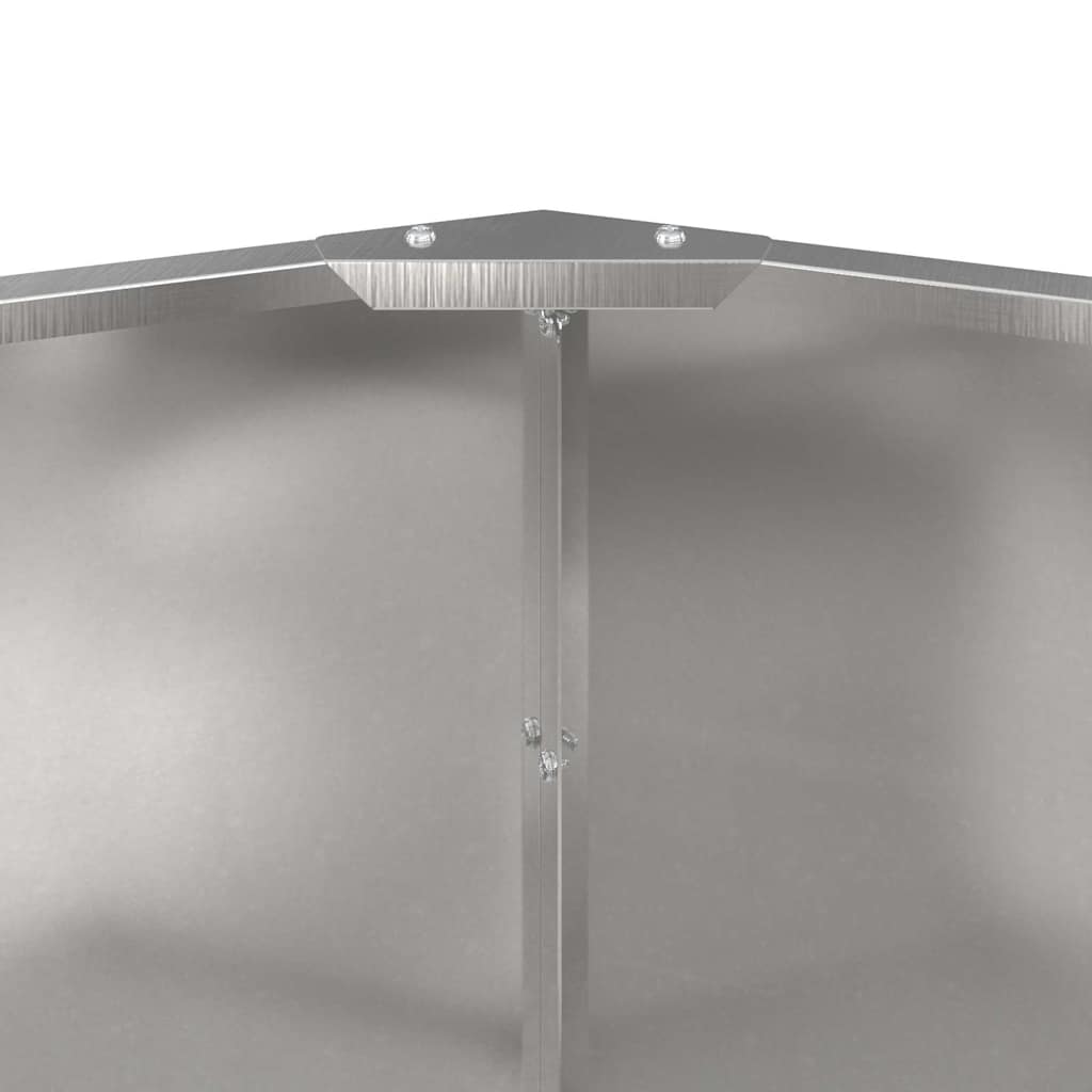 Plantenbak Zilver 120 x 120 x 50 cm Roestvrij staal is nu te koop bij PeponiXL, paradijselijk wonen!