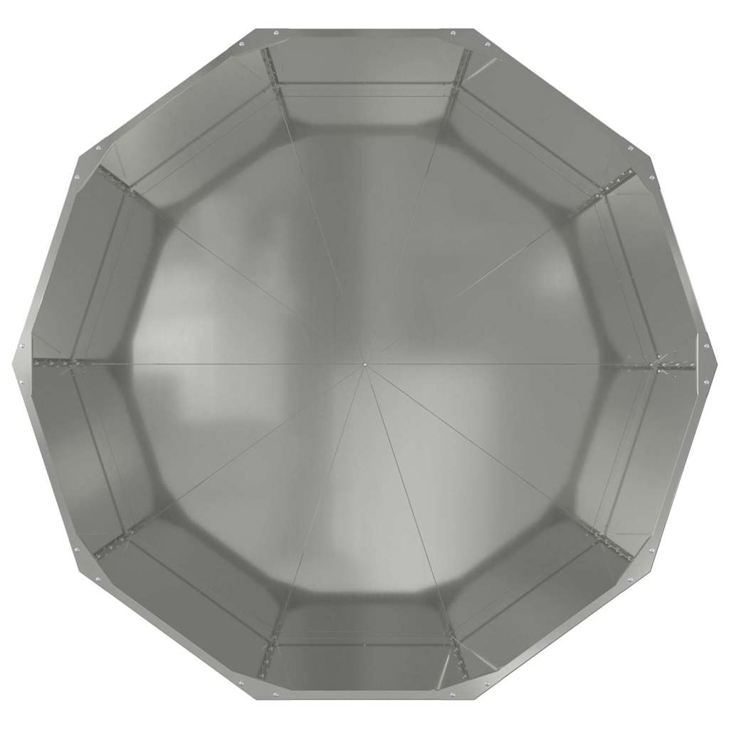 Plantenbak Zilver 120 x 120 x 50 cm Gegalvaniseerd staal is nu te koop bij PeponiXL, paradijselijk wonen!
