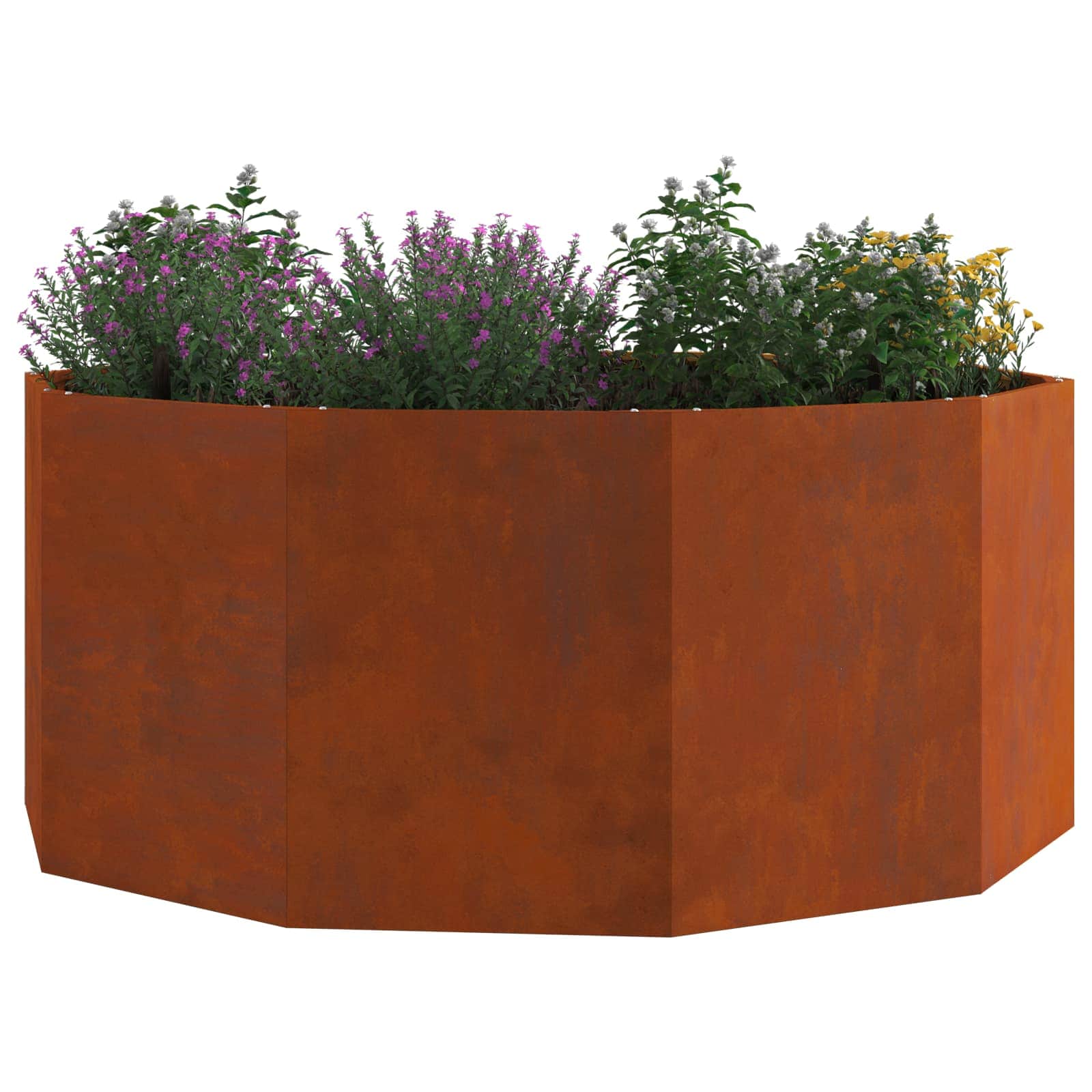 Plantenbak Roestig 120 x 120 x 50 cm Cortenstaal is nu te koop bij PeponiXL, paradijselijk wonen!