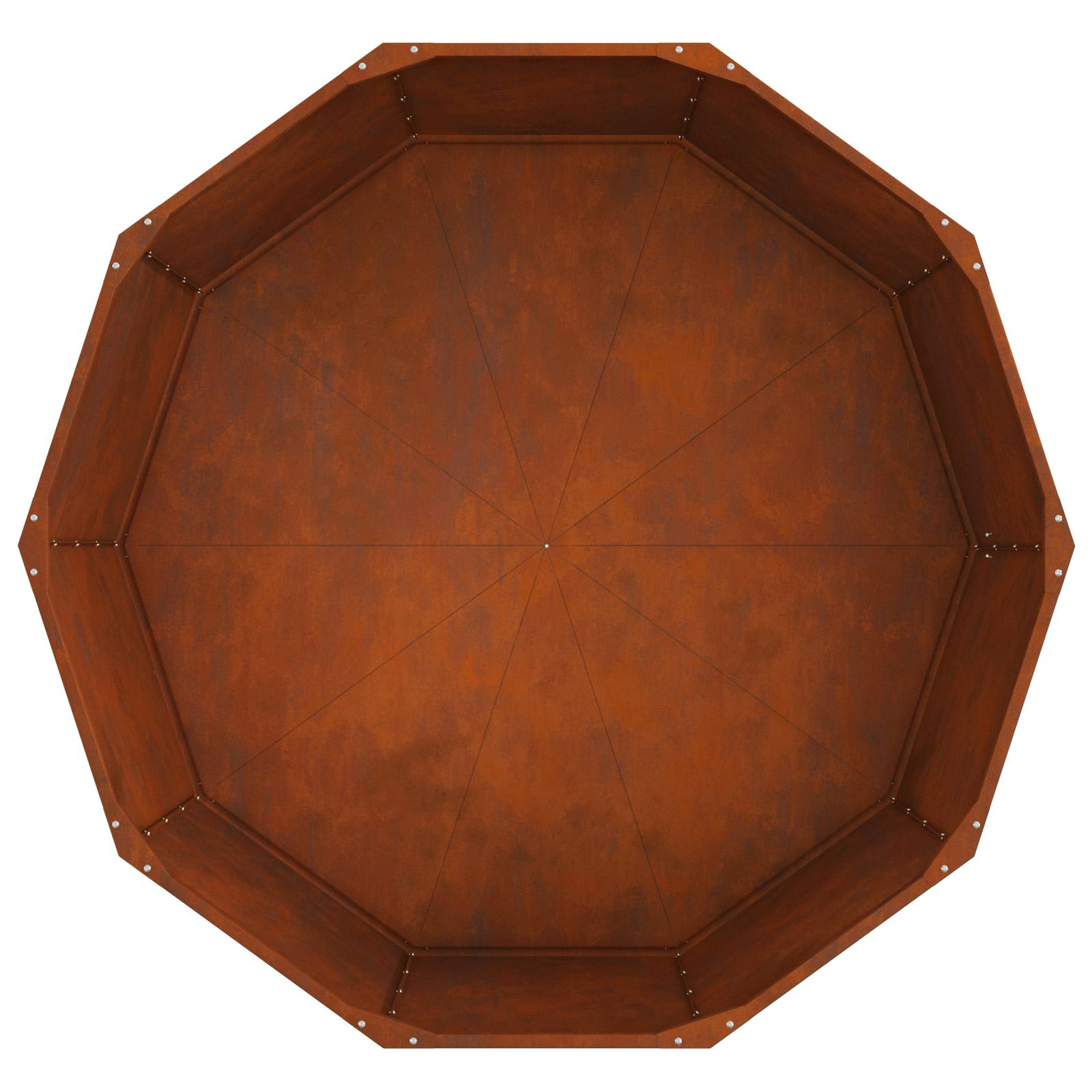 Plantenbak Roestig 120 x 120 x 50 cm Cortenstaal is nu te koop bij PeponiXL, paradijselijk wonen!