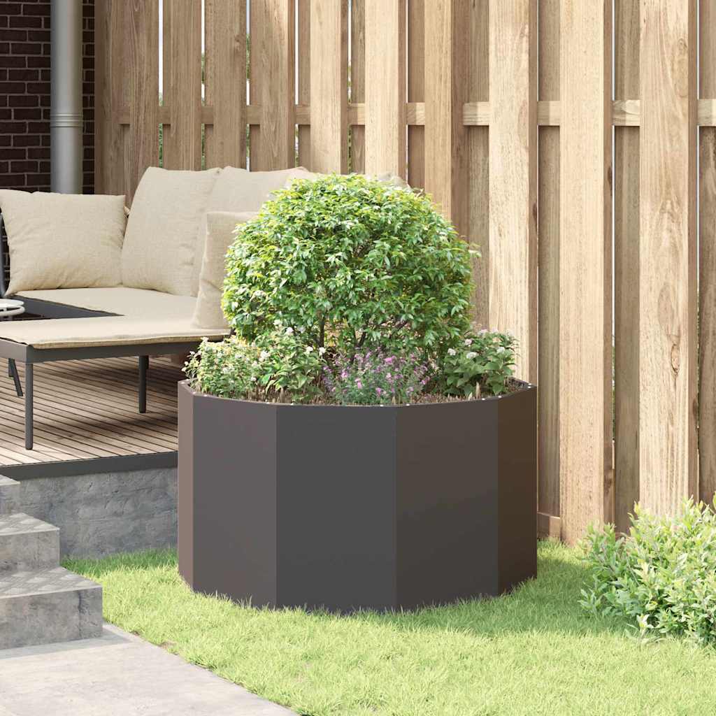 Plantenbak Zwart 90 x 90 x 50 cm Staal is nu te koop bij PeponiXL, paradijselijk wonen!