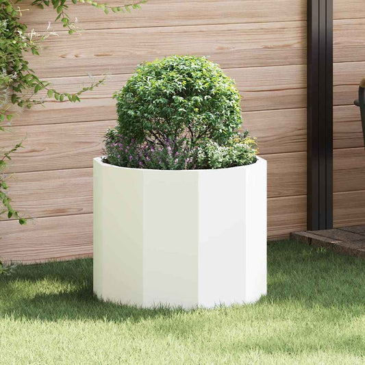Plantenbak Wit 60 x 60 x 50 cm Staal is nu te koop bij PeponiXL, paradijselijk wonen!