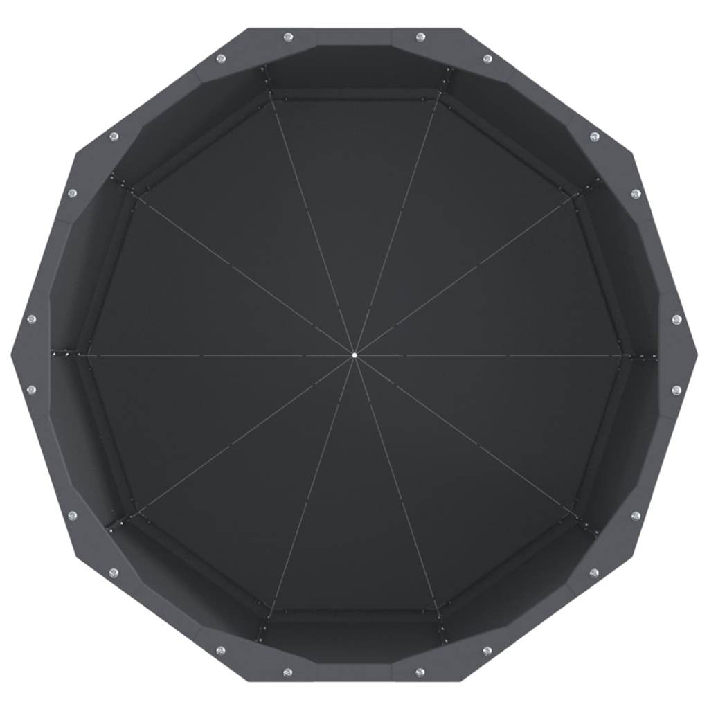 Plantenbak Antraciet 60 x 60 x 50 cm Staal is nu te koop bij PeponiXL, paradijselijk wonen!