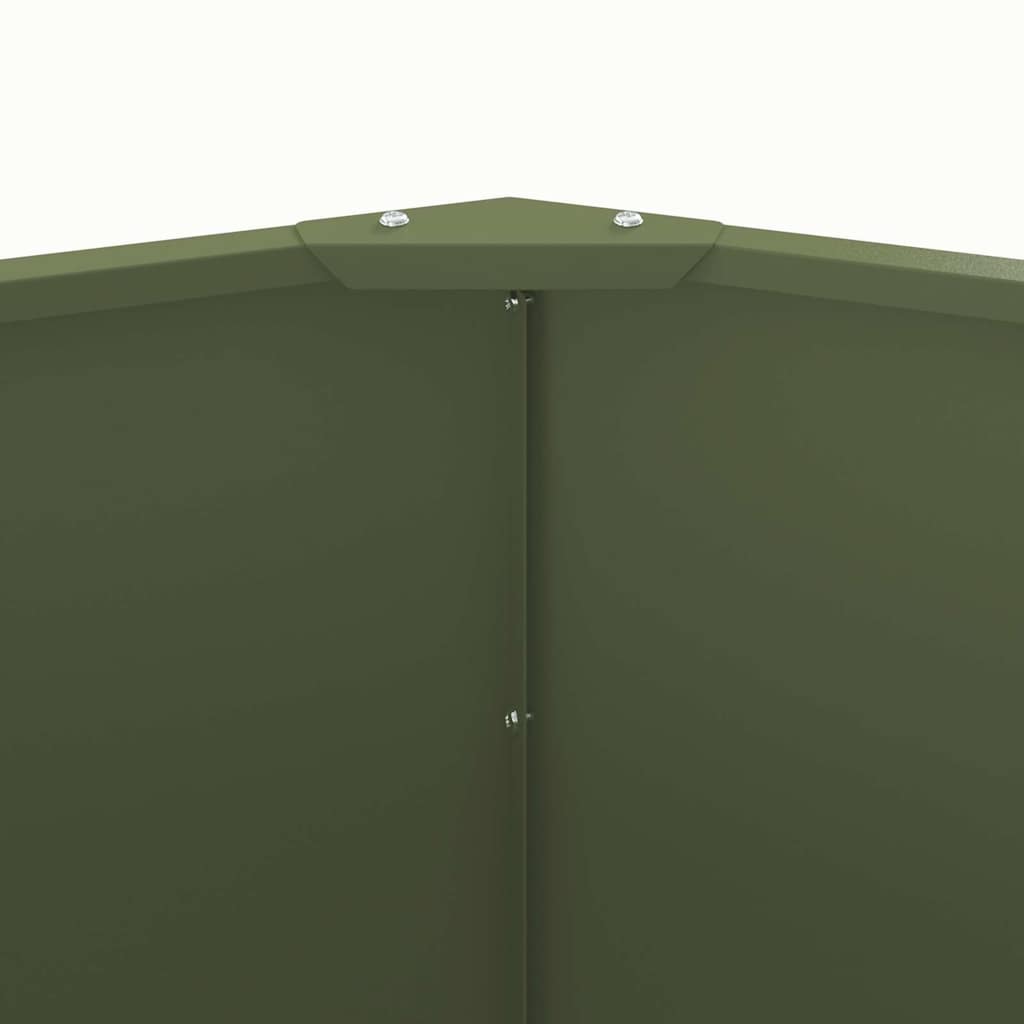 Plantenbak Olijf Groen 60 x 60 x 50 cm Staal is nu te koop bij PeponiXL, paradijselijk wonen!