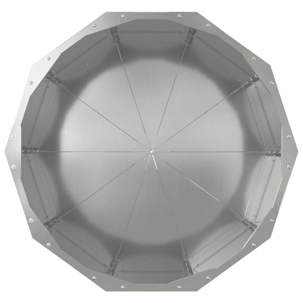 Plantenbak Zilver 60 x 60 x 50 cm Gegalvaniseerd staal is nu te koop bij PeponiXL, paradijselijk wonen!
