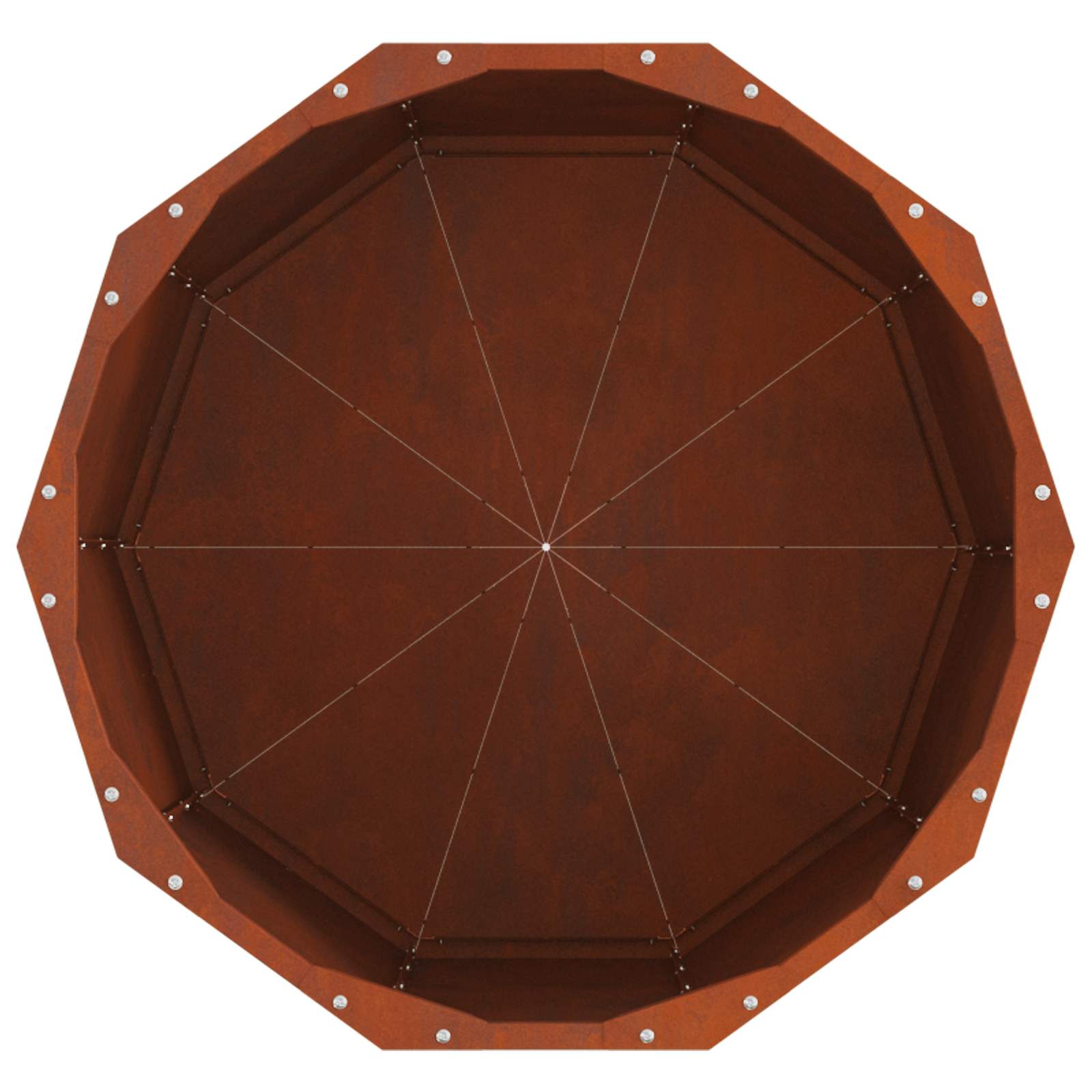 Plantenbak Roestig 60 x 60 x 50 cm Cortenstaal is nu te koop bij PeponiXL, paradijselijk wonen!
