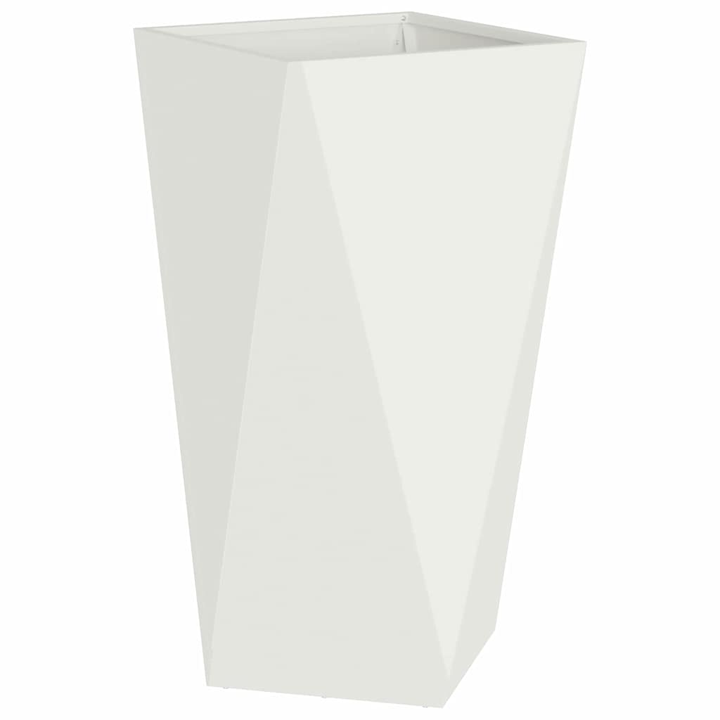 Plantenbak Wit 40 x 40 x 75 cm Staal is nu te koop bij PeponiXL, paradijselijk wonen!