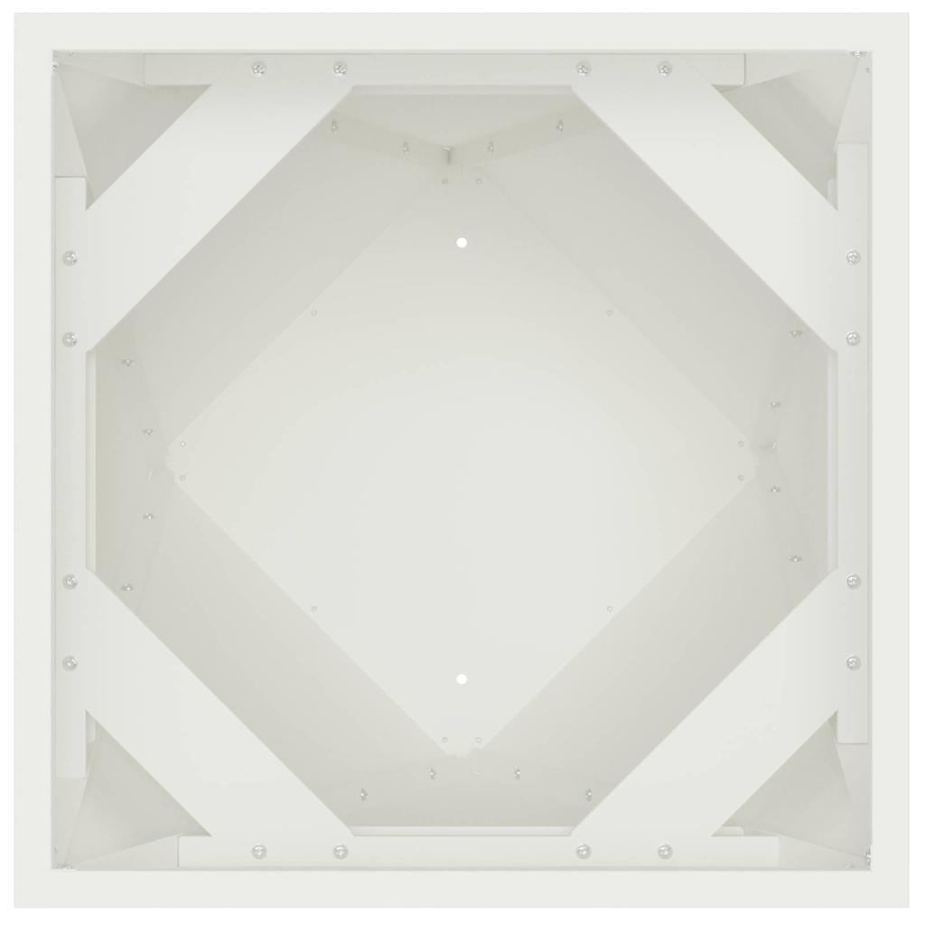 Plantenbak Wit 40 x 40 x 75 cm Staal is nu te koop bij PeponiXL, paradijselijk wonen!