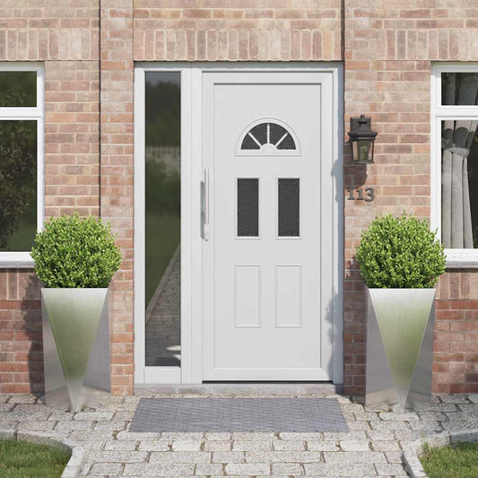 Plantenbak 2 pcs Zilver 40 x 40 x 75 cm Roestvrij staal is nu te koop bij PeponiXL, paradijselijk wonen!