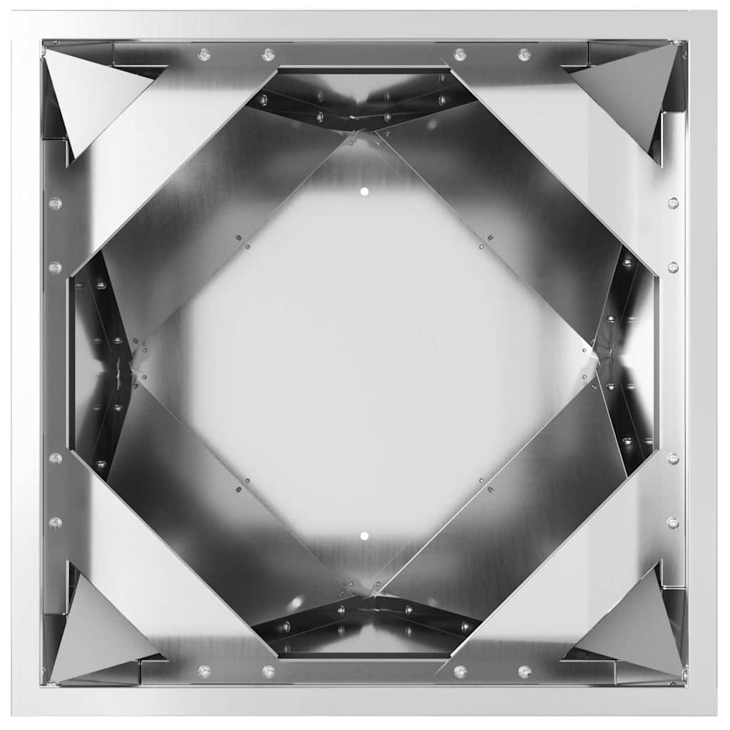 Plantenbak Zilver 40 x 40 x 75 cm Gegalvaniseerd staal is nu te koop bij PeponiXL, paradijselijk wonen!