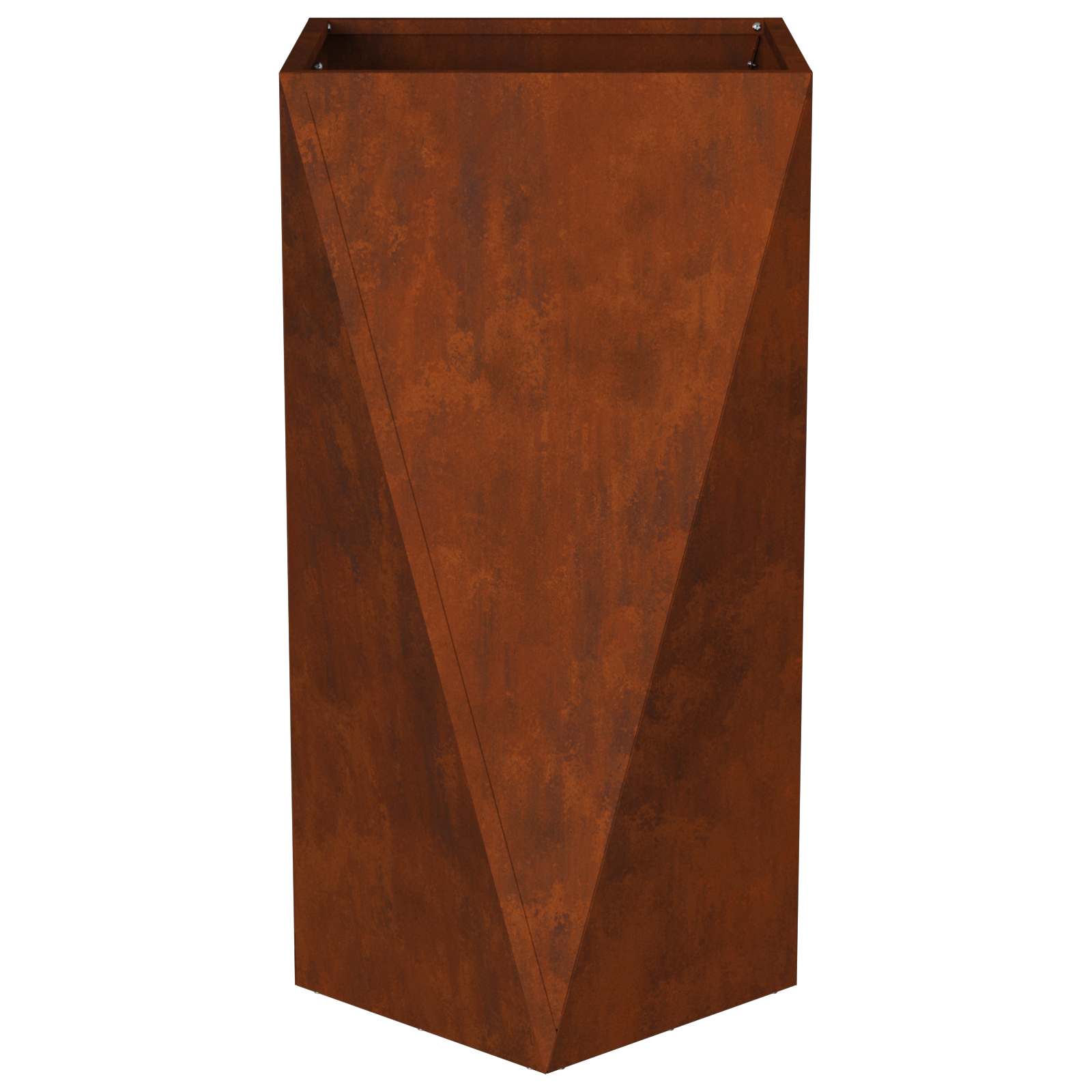 Plantenbak Roestig 40 x 40 x 75 cm Cortenstaal is nu te koop bij PeponiXL, paradijselijk wonen!