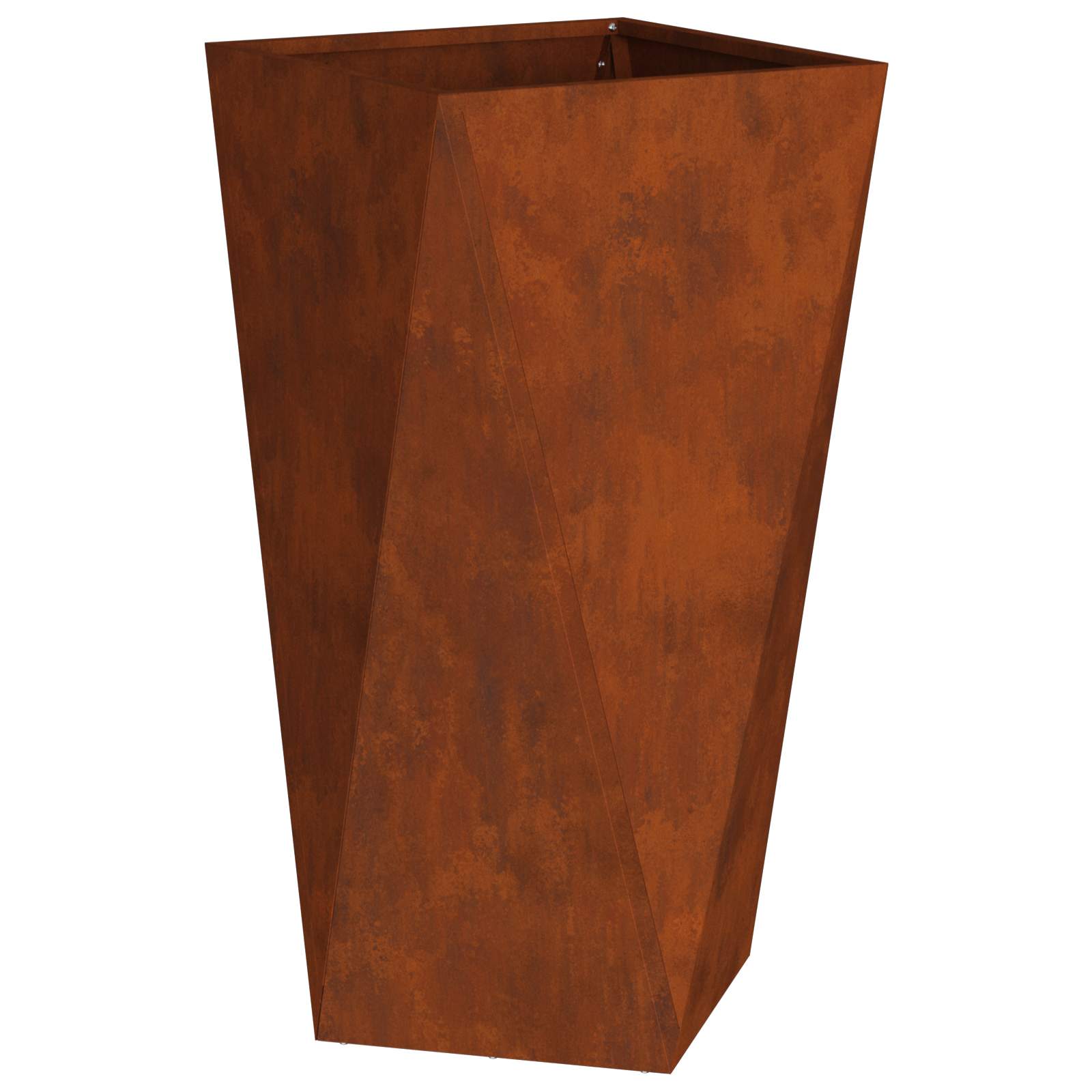 Plantenbak 2 pcs Roestig 40 x 40 x 75 cm Cortenstaal is nu te koop bij PeponiXL, paradijselijk wonen!