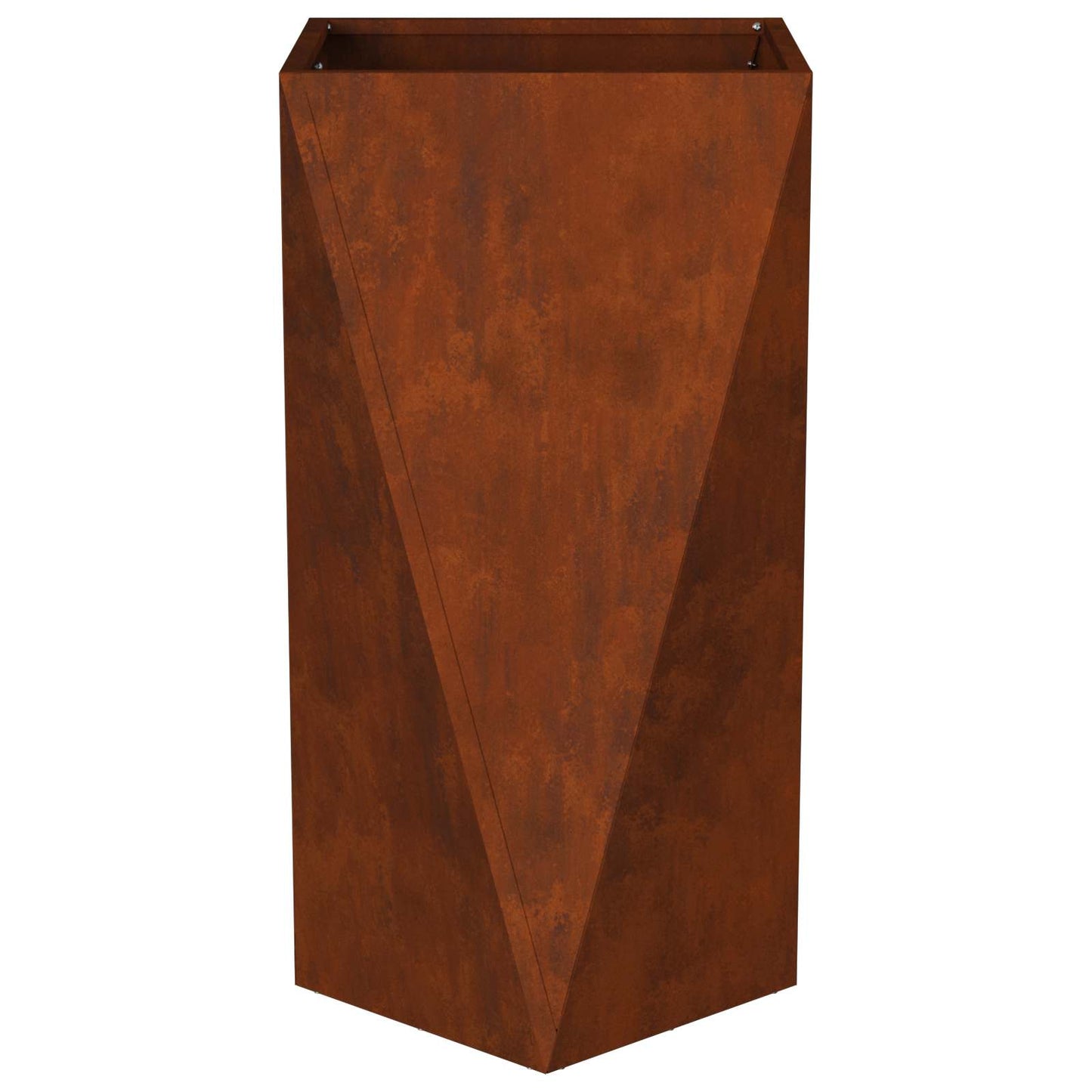 Plantenbak 2 pcs Roestig 40 x 40 x 75 cm Cortenstaal is nu te koop bij PeponiXL, paradijselijk wonen!