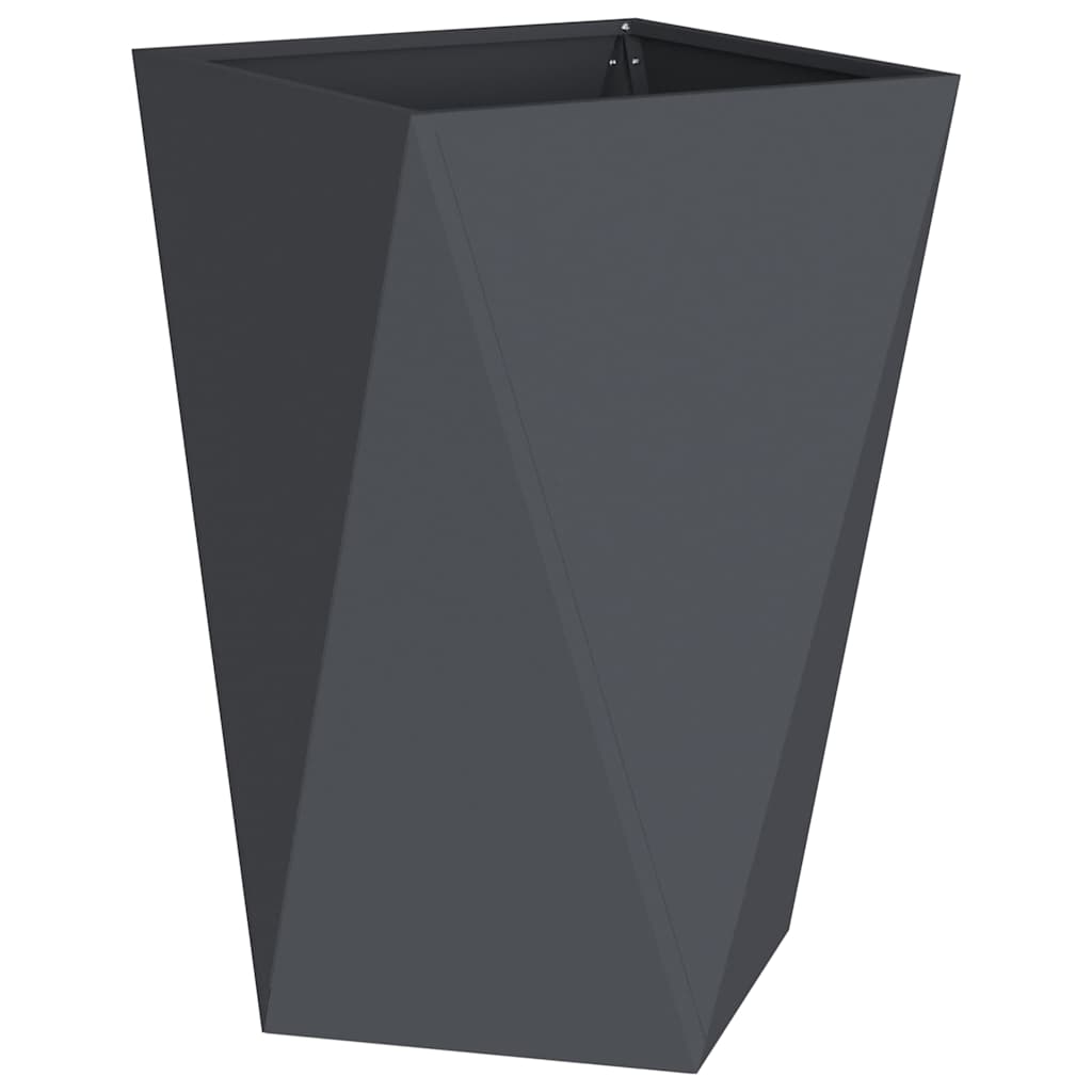 Plantenbak 2 pcs Antraciet 50 x 50 x 75 cm Staal is nu te koop bij PeponiXL, paradijselijk wonen!