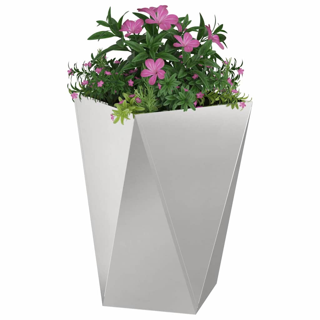 Plantenbak Zilver 50 x 50 x 75 cm Roestvrij staal is nu te koop bij PeponiXL, paradijselijk wonen!