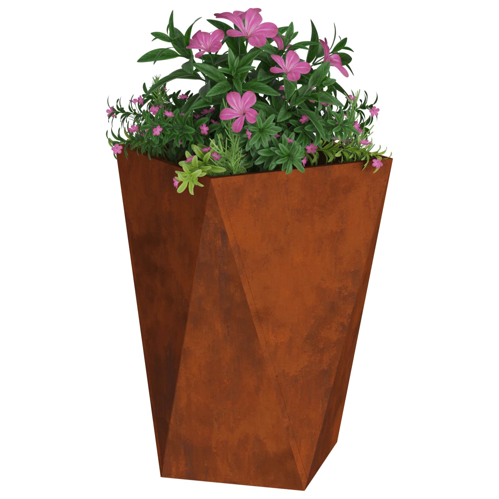 Plantenbak Roestig 50 x 50 x 75 cm Cortenstaal is nu te koop bij PeponiXL, paradijselijk wonen!