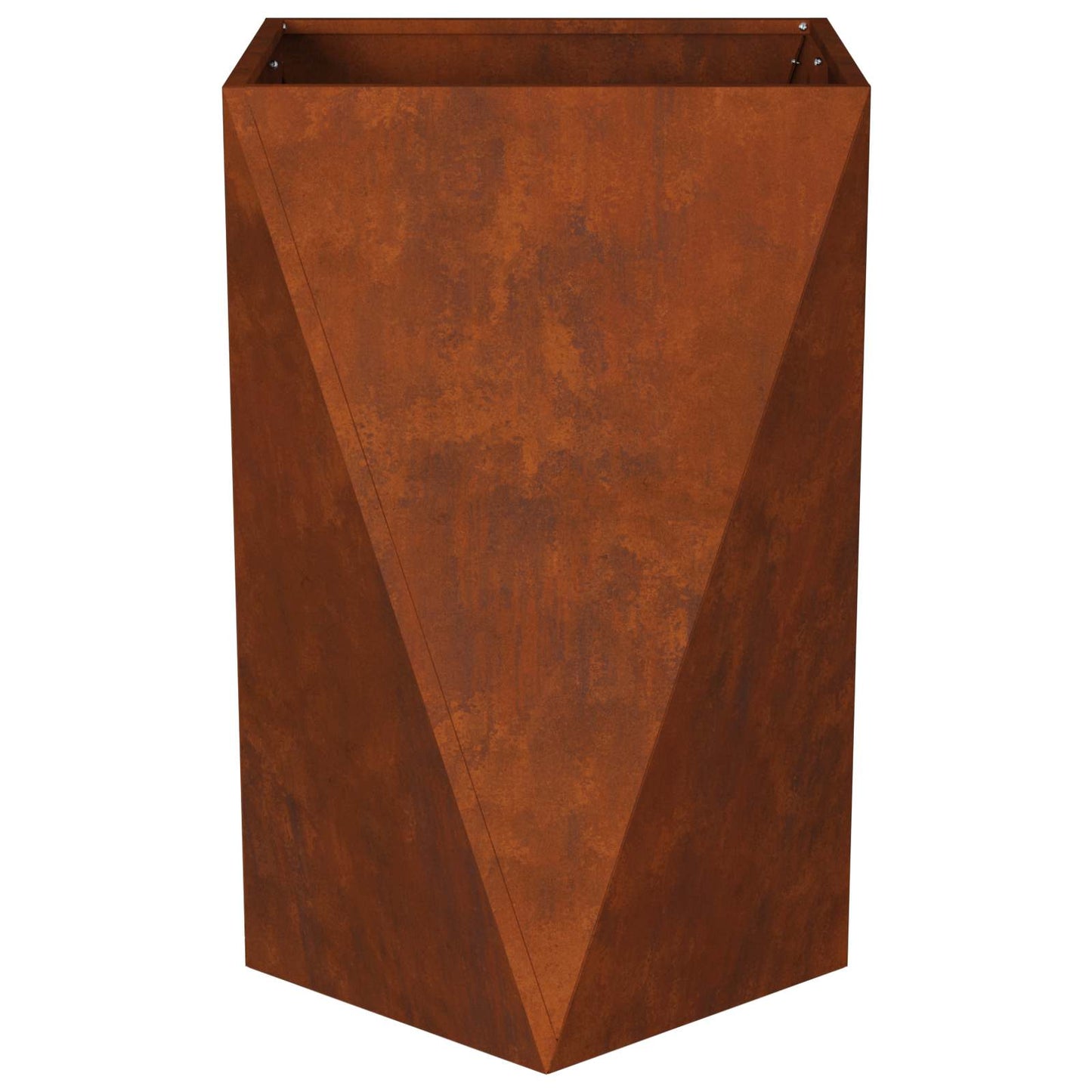Plantenbak 2 pcs Roestig 50 x 50 x 75 cm Cortenstaal is nu te koop bij PeponiXL, paradijselijk wonen!