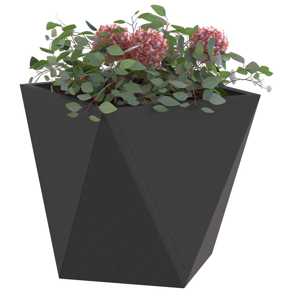Plantenbak 2 pcs Zwart 30 x 30 x 30 cm Staal is nu te koop bij PeponiXL, paradijselijk wonen!