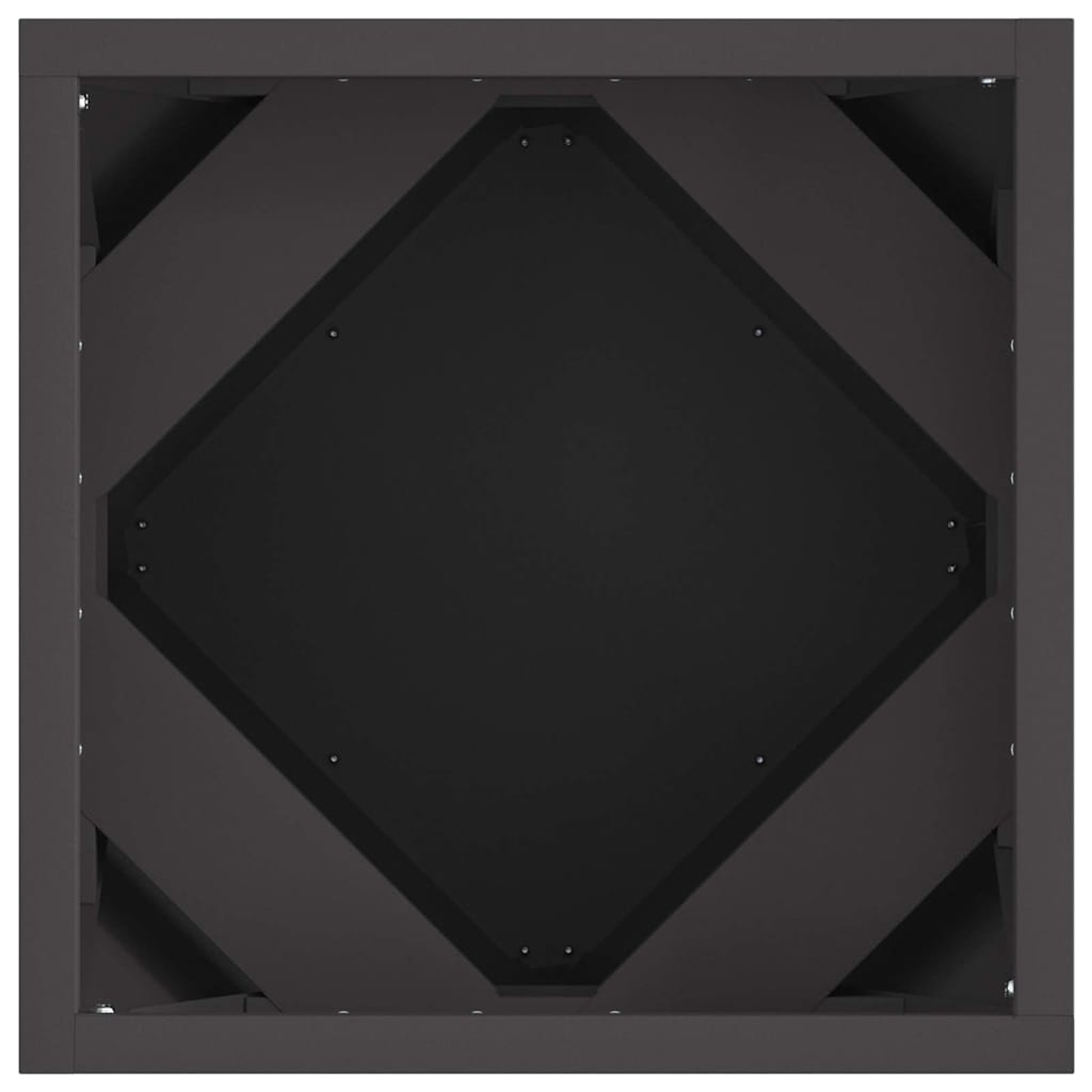 Plantenbak 2 pcs Zwart 30 x 30 x 30 cm Staal is nu te koop bij PeponiXL, paradijselijk wonen!
