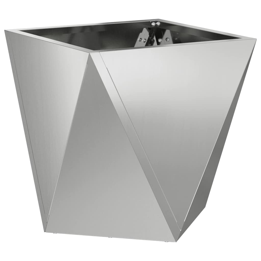 Plantenbak Zilver 30 x 30 x 30 cm Gegalvaniseerd staal is nu te koop bij PeponiXL, paradijselijk wonen!