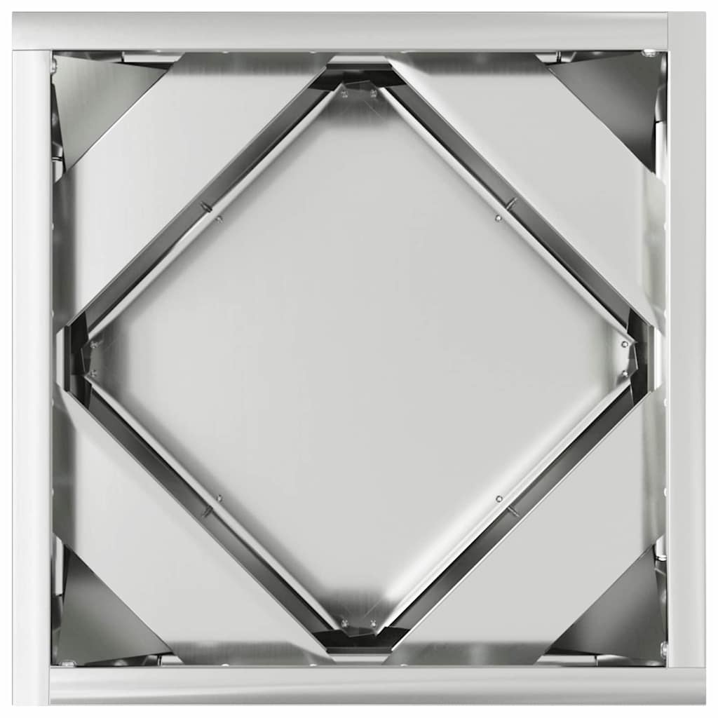 Plantenbak Zilver 30 x 30 x 30 cm Gegalvaniseerd staal is nu te koop bij PeponiXL, paradijselijk wonen!