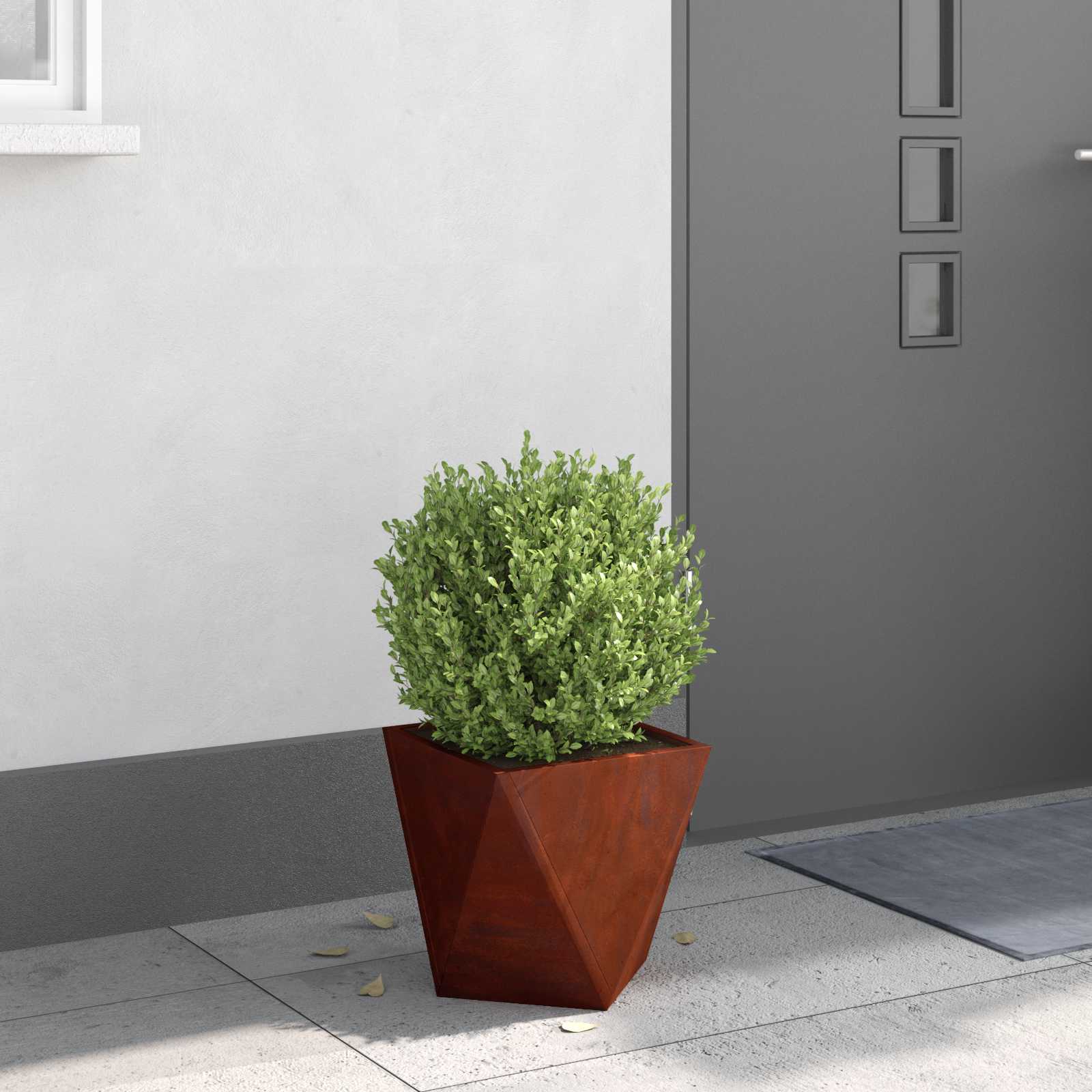 Plantenbak Roestig 30 x 30 x 30 cm Cortenstaal is nu te koop bij PeponiXL, paradijselijk wonen!